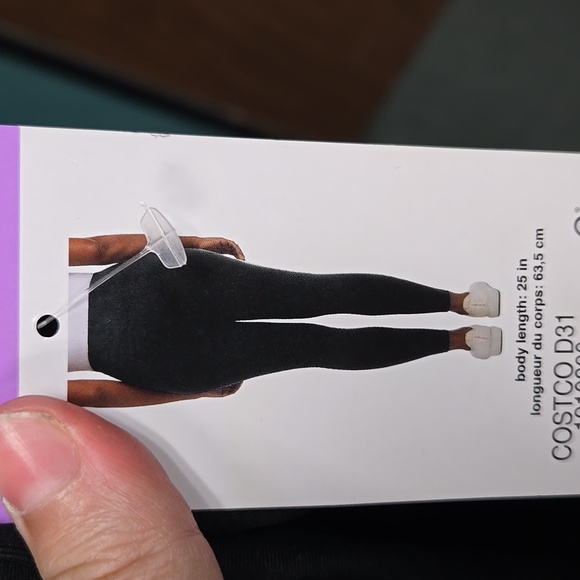 Danskin Size XS Black High Rise Ankle Length Leggings - Picture 10 of 10